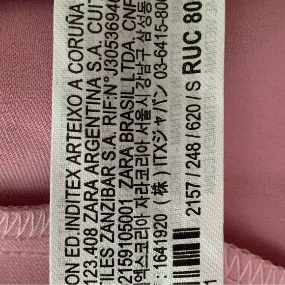 Zara Pink Satin Slip Skirt - Picture 11 of 12